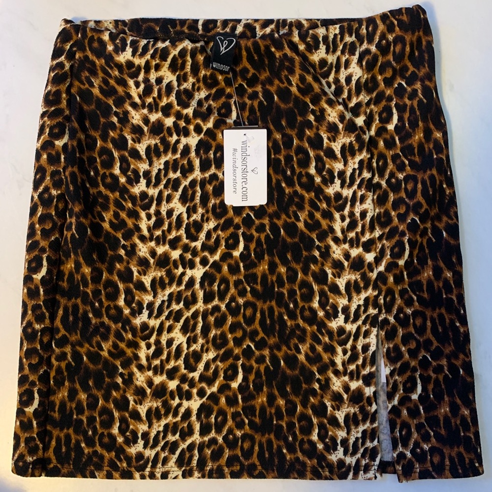 Cheetah Print Skirt
